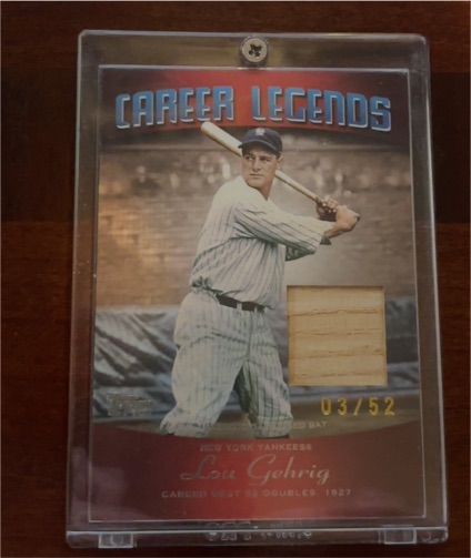 2004 Topps Career Legends #CL-LG3 Lou Gehrig — front