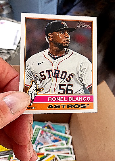 2025 Topps Heritage #310 Ronel Blanco — front