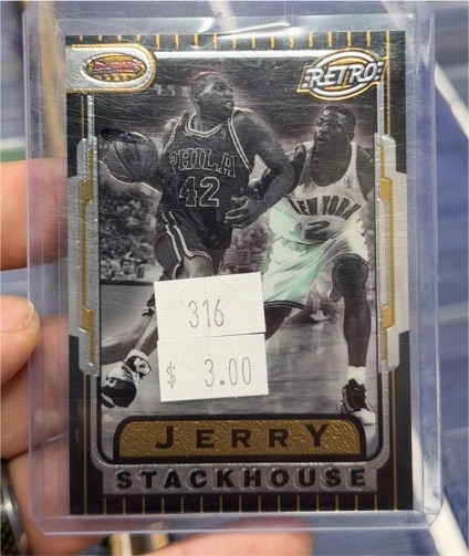 1996-97 Bowman's Best Retro #TB12 Jerry Stackhouse — front