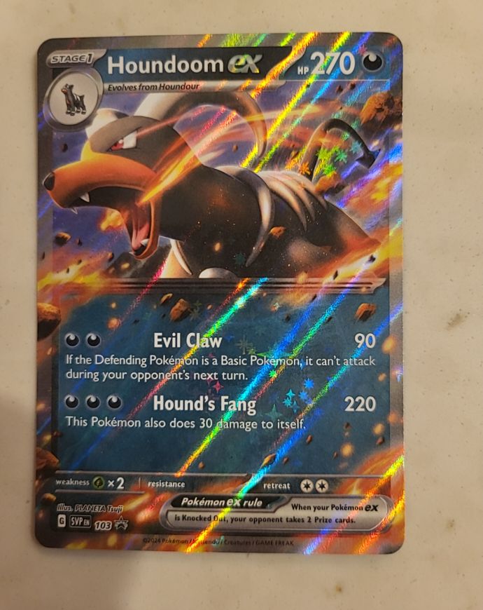 2023 Pokémon Scarlet & Violet #103 Houndoom ex — front