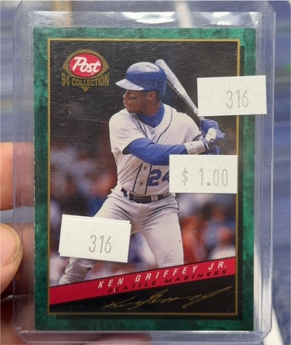 1994 Post Collection #15 Ken Griffey Jr. — front