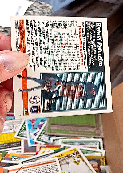 1995 Topps #80 Rafael Palmeiro — back