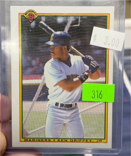 1989 Bowman #316 Ken Griffey Jr. — front