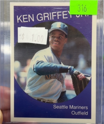 1991 Oddball Ken Griffey Jr. Seattle Mariners — front