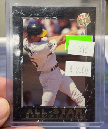 1992 Fleer Ultra All-Star #1 Mark McGwire — front