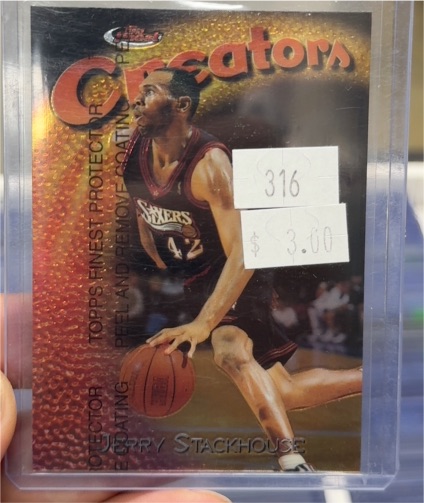 1997-98 Topps Finest #253 Jerry Stackhouse — front