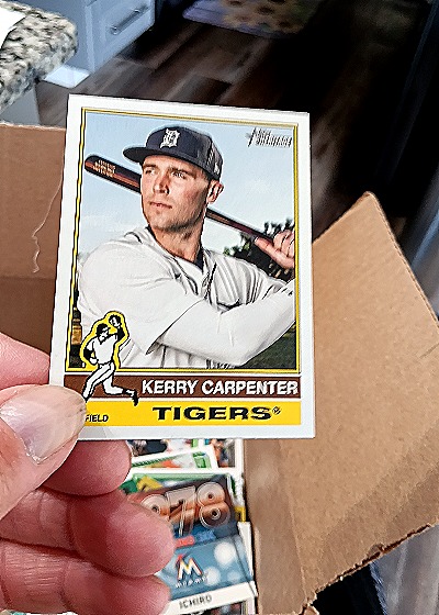 2025 Topps Heritage #226 Kerry Carpenter — front