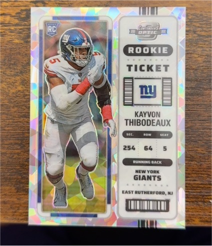 2022 Panini Contenders Optic Rookie Ticket #74 Kayvon Thibodeaux — front