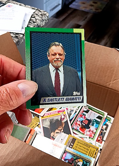 1990 Topps #396 A. Bartlett Giamatti — front