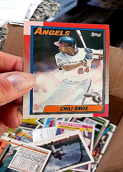 1990 Topps #24 Chili Davis — front
