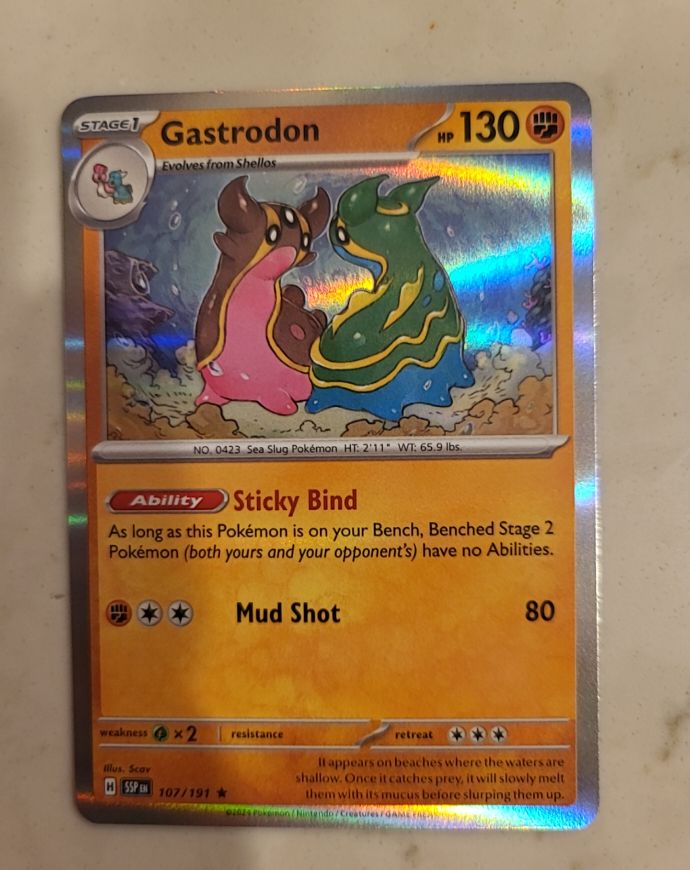 2024 Pokémon Surging Sparks #107 Gastrodon — front