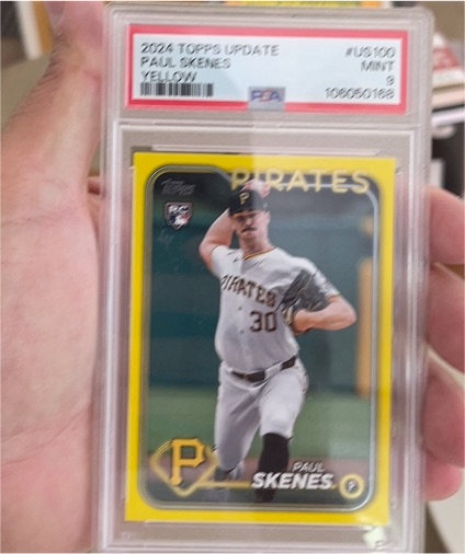2024 Topps Update #US100 Paul Skenes — front