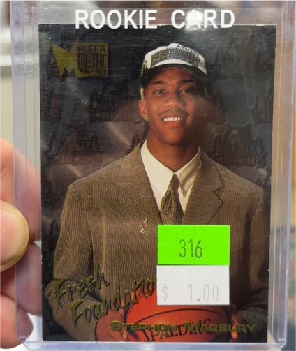 1996-97 Fleer Metal #134 Stephon Marbury — front