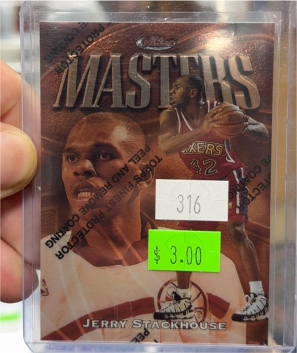 1997-98 Topps Finest #53 Jerry Stackhouse — front