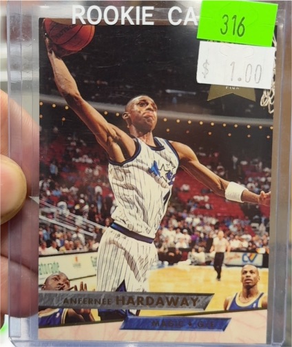 1993-94 Fleer Ultra #305 Anfernee Hardaway Rookie Card — front