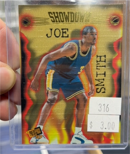 1997 Press Pass Double Threat Showdown #S3 Joe Smith — front