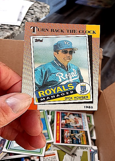1990 Topps Turn Back The Clock #661 Dick Howser — front