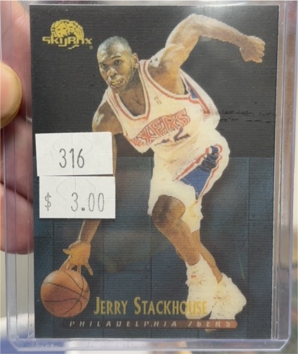 1995-96 SkyBox Premium #NNO Jerry Stackhouse — front