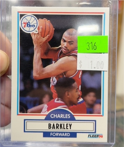 1990 Fleer #139 Charles Barkley — front