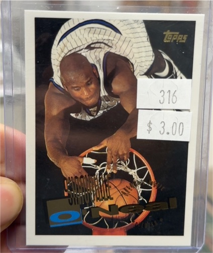 1995-96 Topps #279 Shaquille O'Neal — front