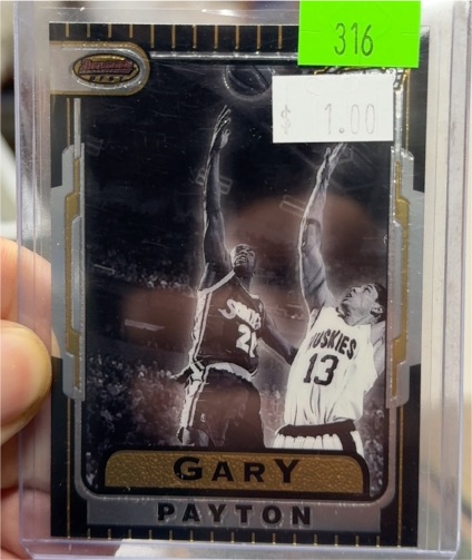 1996-97 Bowman's Best #TB6 Gary Payton — front