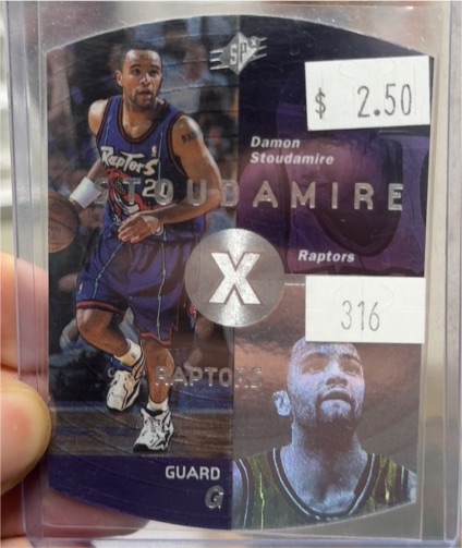 1997-98 Upper Deck SPx #43 Damon Stoudamire — front