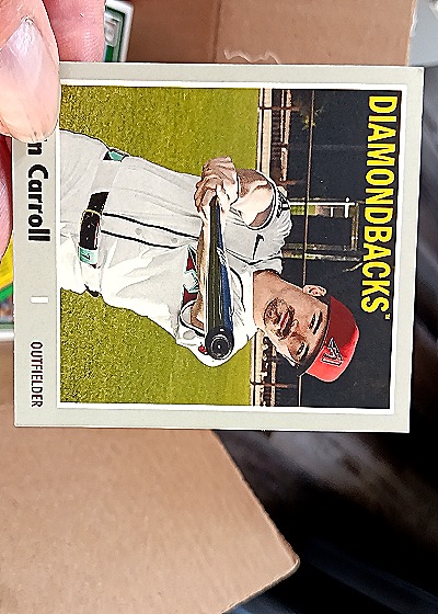 1986 Topps #1 Dylan Carroll — front