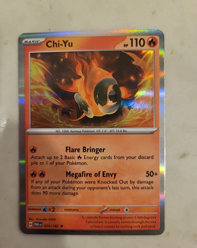 2023 Pokémon Paradox Rift #029 Chi-Yu — front