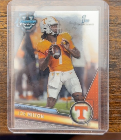 2023 Bowman Chrome University #148 Joe Milton — front