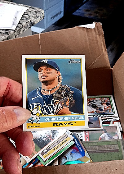 2025 Topps Heritage #299 Christopher Morel — front