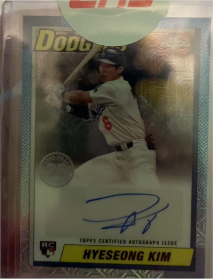 2025 Topps Chrome #90C-6 Hyeseong Kim — front