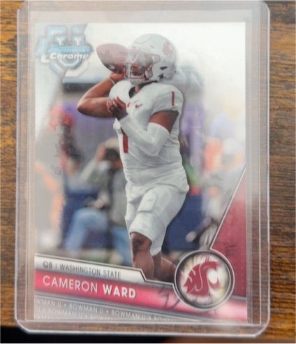 2023 Bowman University Chrome #145 Cameron Ward — front