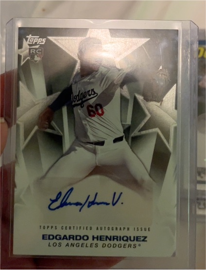 2025 Topps Baseball Stars RC Edgardo Henriquez — front