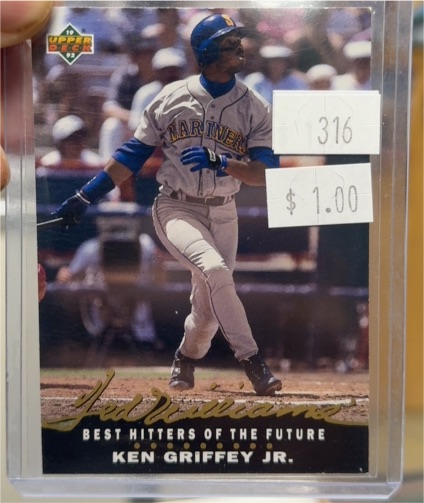 1992 Upper Deck #T15 Ken Griffey Jr. Ted Williams Best Hitters — front