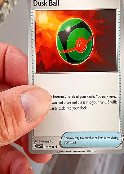 2024 Pokemon Surging Sparks #175 Dusk Ball — front