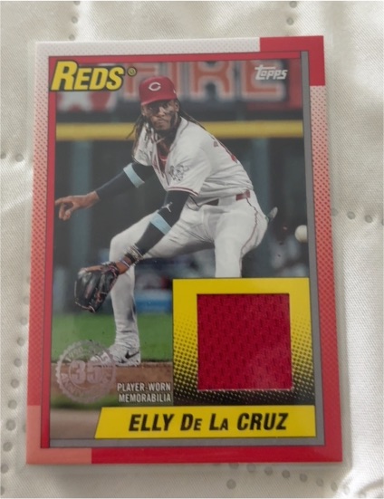 2025 Topps Series 1 #T90R-ED Elly De La Cruz — front