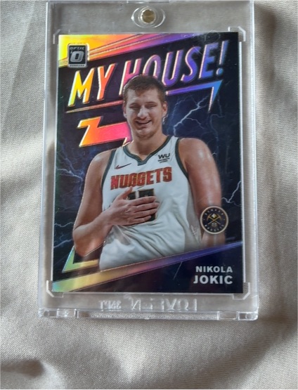 2019-20 Panini Donruss Optic #6 Nikola Jokic My House! Purple Prizm — front