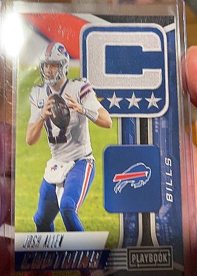 2021 Panini Playbook Captains #CAP-JAL Josh Allen — front