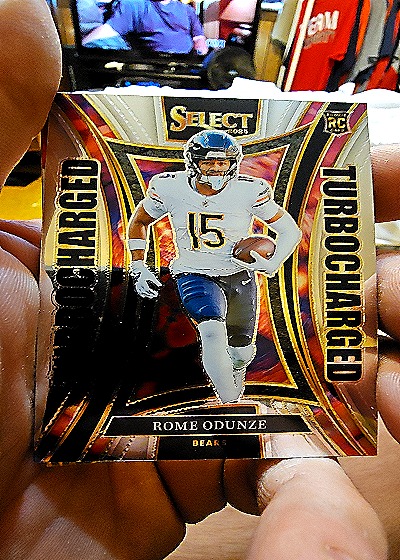 2024 Panini Select #22 Rome Odunze Turbocharged RC — front
