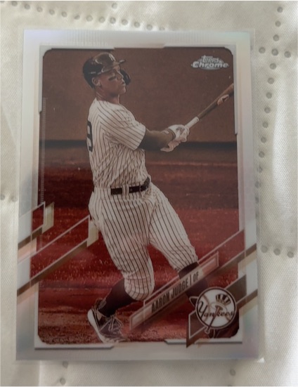 2021 Topps Chrome #99 Aaron Judge — front