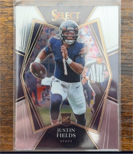 2021 Panini Select Premier Level #150 Justin Fields — front