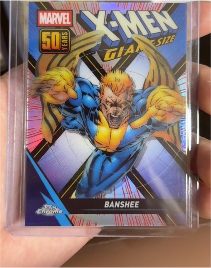 2025 Topps Chrome Marvel X-Men Giant Size #XM-6 Banshee — front