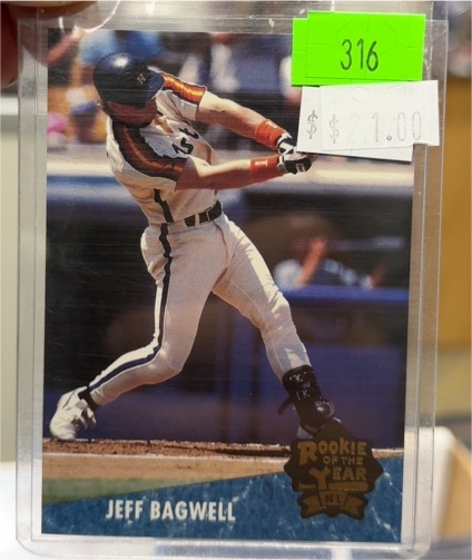 1992 Fleer Ultra #3 Jeff Bagwell Rookie of the Year Award Winners — front