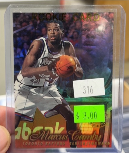 1996-97 Skybox #204 Marcus Camby Rookie Card — front