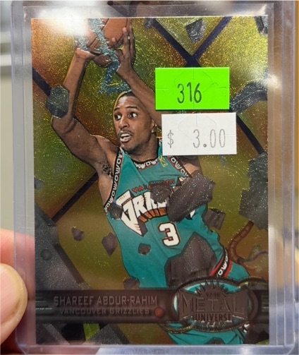 1997-98 Skybox Metal Universe #31 Shareef Abdur-Rahim — front