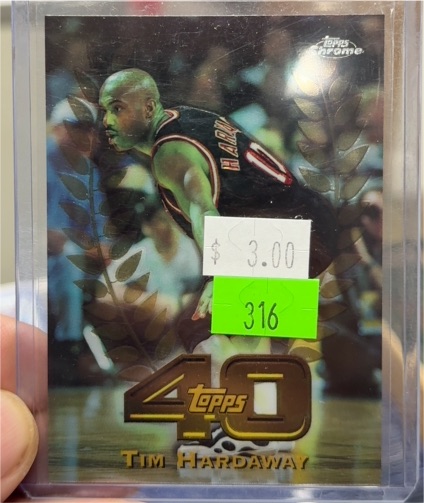 1997-98 Topps Chrome Topps 40 #T40-19 Tim Hardaway — front