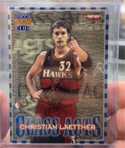 1996 Topps Stadium Club Class Acts #CA5 Christian Laettner — front