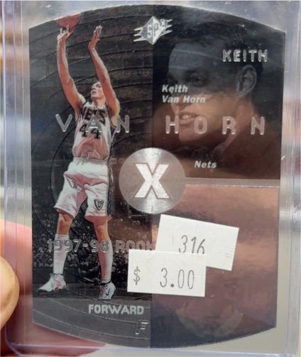 1997-98 Upper Deck SPx #27 Keith Van Horn Rookie — front