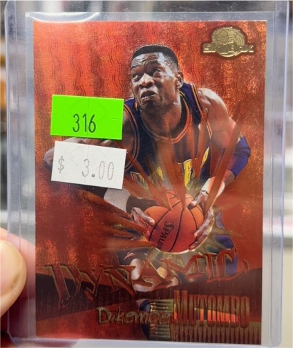 1995-96 SkyBox Premium #D3 Dikembe Mutombo Dynamic — front