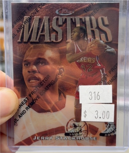 1997-98 Topps Finest Masters #53 Jerry Stackhouse — front